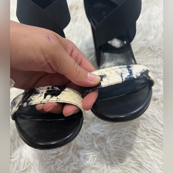 M. Gemi The Aria Criss Cross Elastic Sandal - Size 38 US 7.5 - Picture 4 of 10